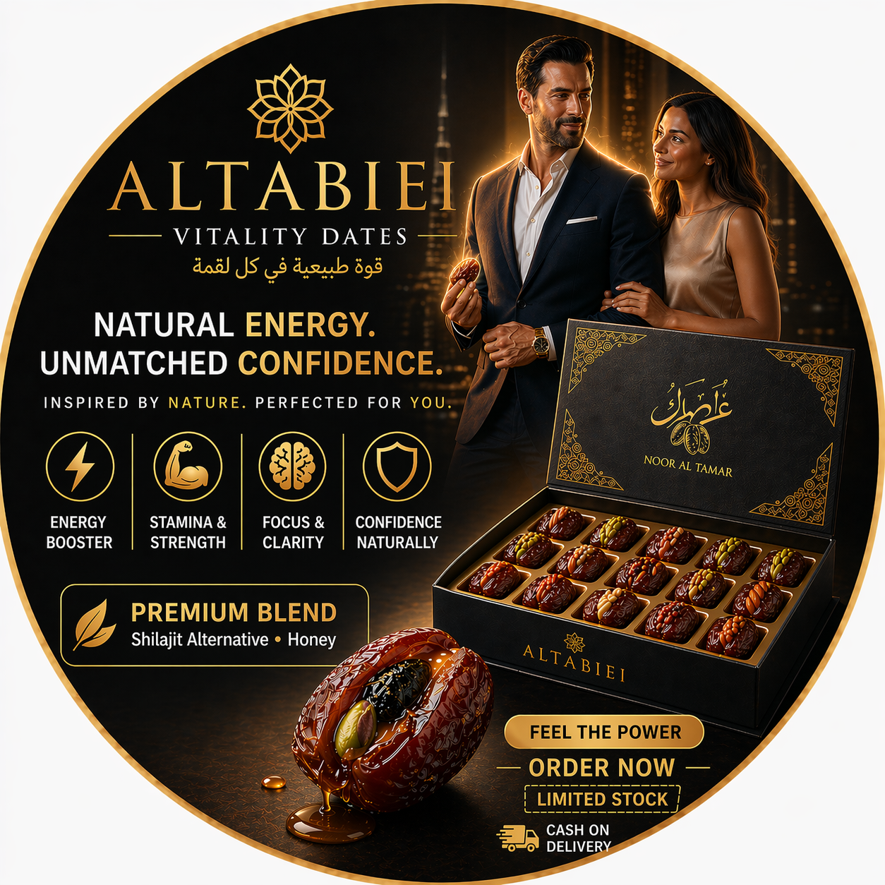 Altabiei premium product sticker